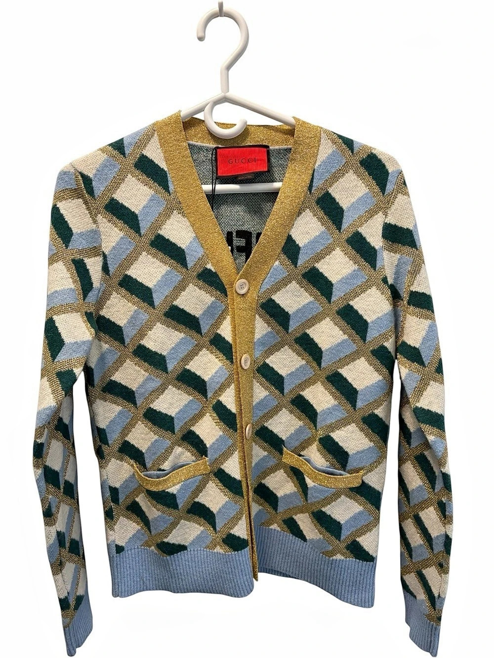 Gucci Guccification Geometric Cardigan
